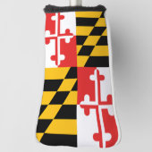 Maryland Flag Putter Hoesje Golfheadcover (Draai 90)