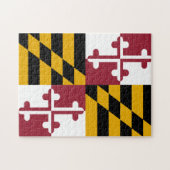 Maryland Flag Puzzle Legpuzzel (Horizontaal)