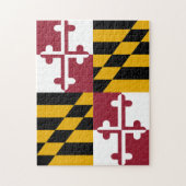 Maryland Flag Puzzle Legpuzzel (Verticaal)