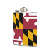 Maryland Flag & reis Maryland Verenigde Staten van Heupfles (Links)