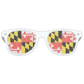 MARYLAND FLAG RETRO ZONNEBRIL (Voorkant)