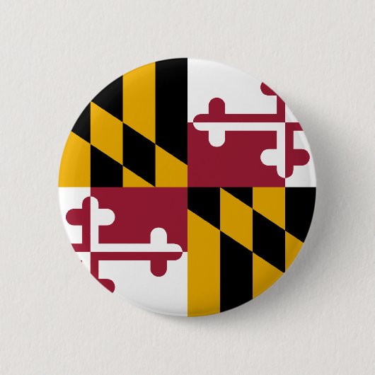 Maryland Flag Ronde Button 5,7 Cm (Voorkant)