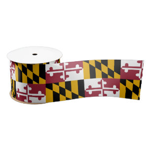 Maryland Flag Satijnen Lint