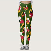 Maryland Flag Shamrock Leggings (Voorkant)