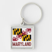 Maryland Flag Sleutelhanger (Voorkant)