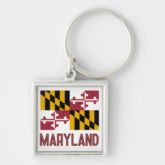 Maryland Flag Sleutelhanger (Voorkant)