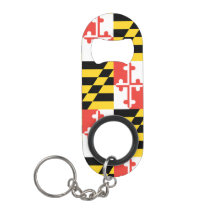 Maryland Flag Sleutelhanger Bottle Opener