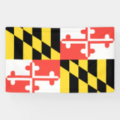 MARYLAND Flag - Spandoek (Horizontaal)