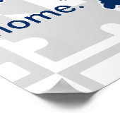 Maryland Flag/State pop of color - marvy blue Poster (Hoek)