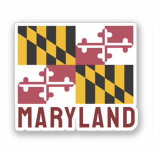 Maryland Flag Sticker