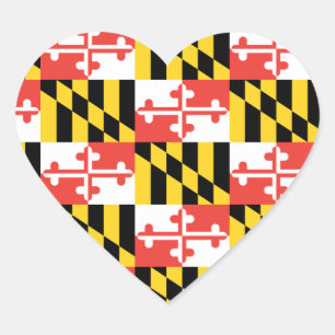 Maryland Flag Stickers