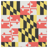 MARYLAND Flag Stof (Close Up)
