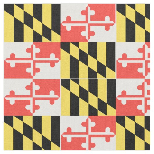 MARYLAND Flag - Stof (Close Up)