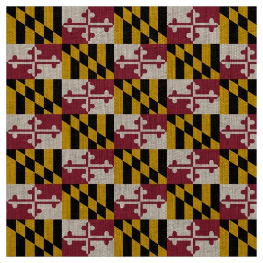 Maryland Flag Stof (Swatch)