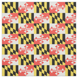 MARYLAND Flag Stof