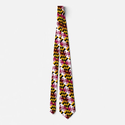 Maryland Flag Stropdas (Achterkant)