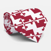 Maryland Flag Stropdas (Opgerold)