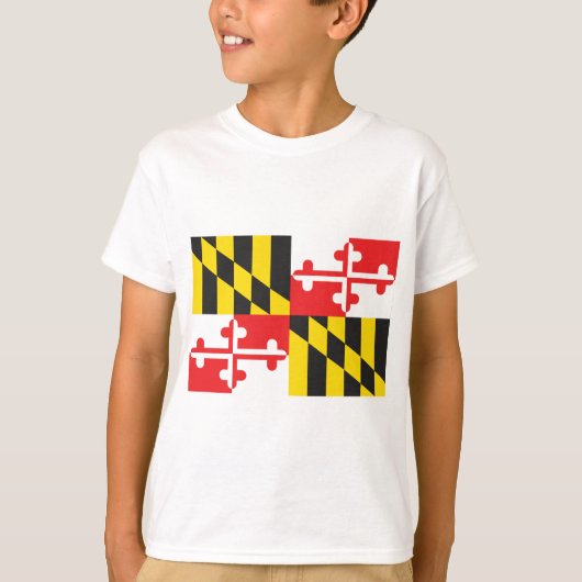 MARYLAND FLAG T-SHIRT (Voorkant)