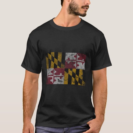 Maryland Flag T-shirt (Voorkant)