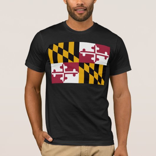 Maryland Flag T-shirt (Voorkant)