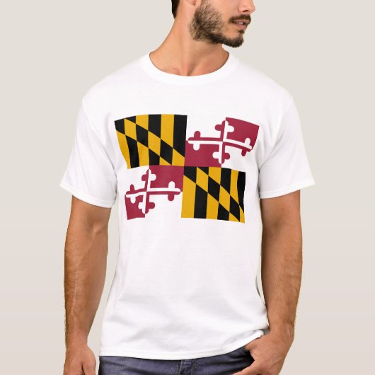 Maryland Flag T-shirt (Voorkant)