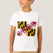 Maryland Flag T-shirt (Voorkant)
