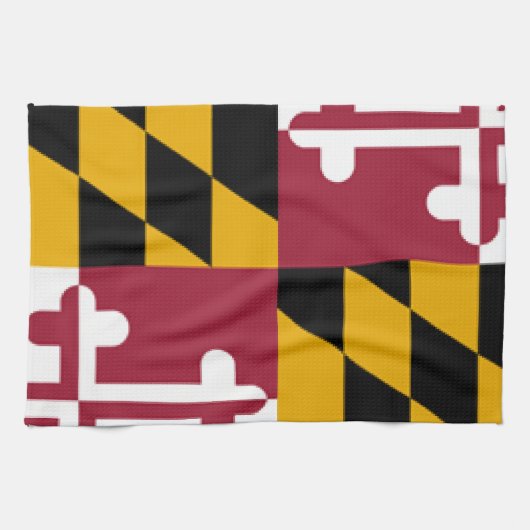 Maryland Flag Theedoek (Horizontaal)