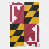 Maryland Flag Theedoek (Verticaal)