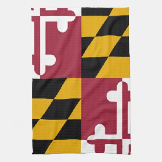 Maryland Flag Theedoek (Verticaal)