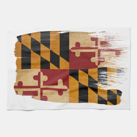 Maryland Flag Theedoek (Horizontaal)