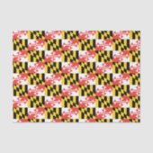 Maryland Flag Tissue Paper Tissuepapier (Voorkant)