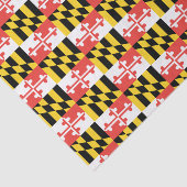 Maryland Flag Tissue Paper Tissuepapier (Detail)