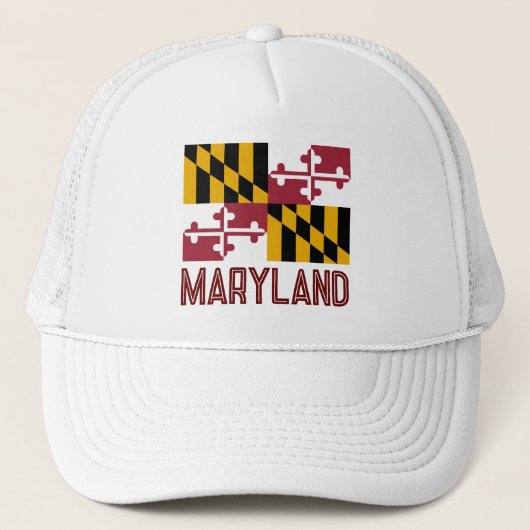 Maryland Flag Trucker Pet (Voorkant)