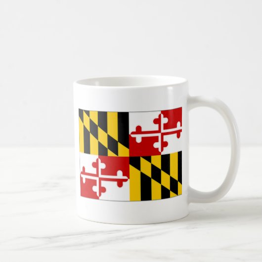Maryland Flag Verenigde Staten Koffiemok (Rechts)