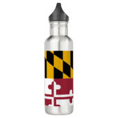 Maryland Flag Waterfles (Links)