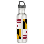 Maryland Flag Waterfles (Achterkant)