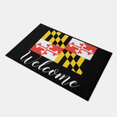 Maryland Flag Welkom Doormat Deurmat (Schuin)