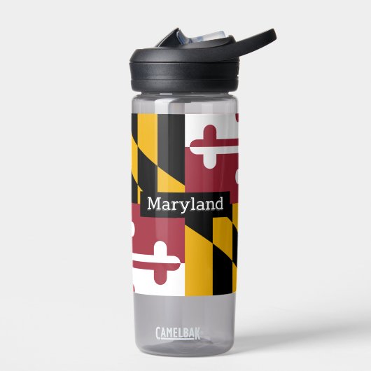 Maryland flesje patriottische Maryland vlag Waterfles (Links)