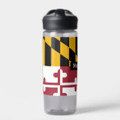 Maryland flesje patriottische Maryland vlag Waterfles (Voorkant)