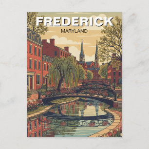 Maryland Frederick Historisch District Reis Briefkaart
