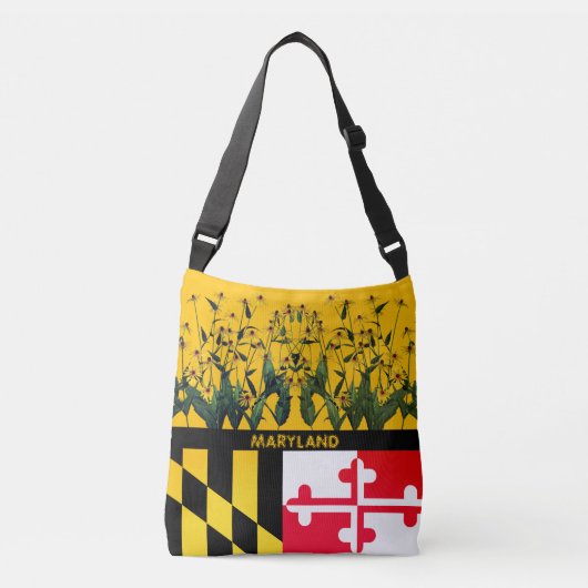 Maryland Fun Black-eyed Susan Crossbody Tas (Voorkant)