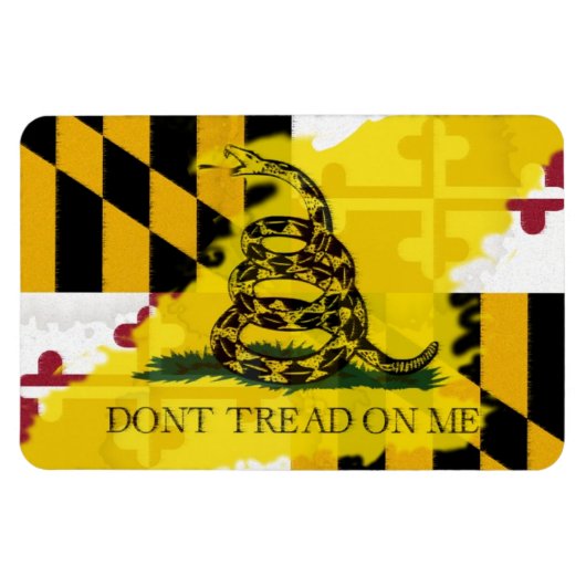 Maryland Gadsden Vlag Magneet (Horizontaal)