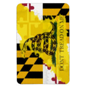 Maryland Gadsden Vlag Magneet (Verticaal)