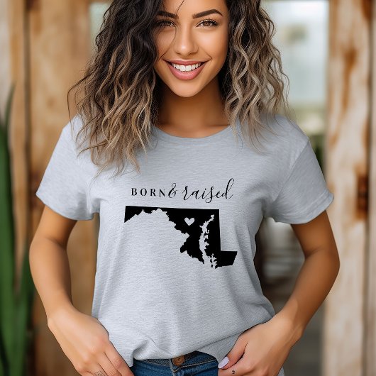 Maryland Geboren en getogen State T-shirt