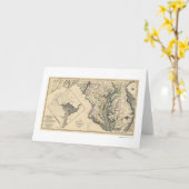 Maryland Gedetailleerde Kaart 1795 (Gele Bloem)