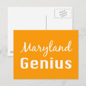 Maryland Genius Gifts Briefkaart (Voorkant / Achterkant)