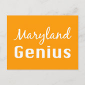 Maryland Genius Gifts Briefkaart (Voorkant)