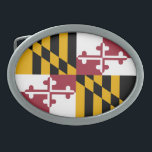 Maryland Gesp<br><div class="desc">Patriottische Maryland staatsvlag.</div>