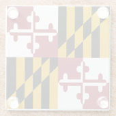 Maryland Glazen Onderzetter (Achterkant)