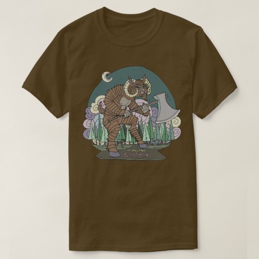 Maryland Goatman over Lovers Lane T-shirt (Design voorkant)